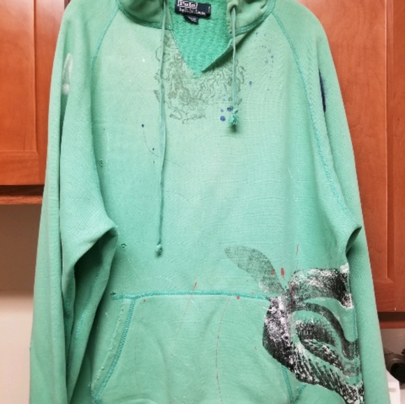 Polo Ralph Lauren Other - 🔥🔥🔥 Distressed Vintage RALPH LAUREN Hoodie💯💯